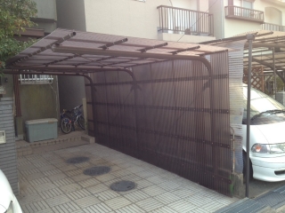 ポリカ張り工事