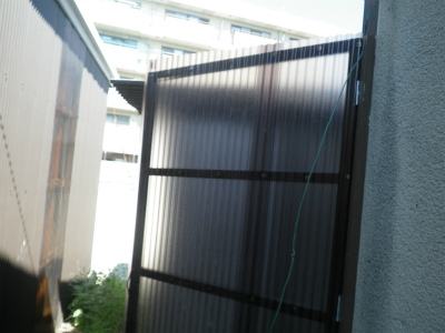 デッキ屋根補修工事
