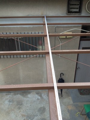 デッキ屋根補修工事