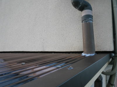 ベランダ屋根補修工事