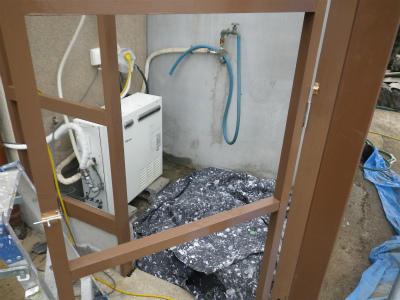 デッキ屋根補修工事