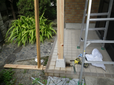 樋 架けかえ工事