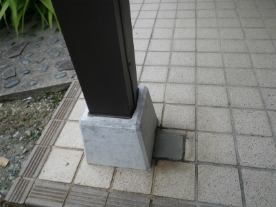 樋 架けかえ工事