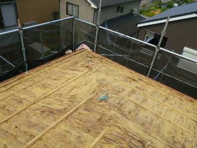 屋根葺き替え工事