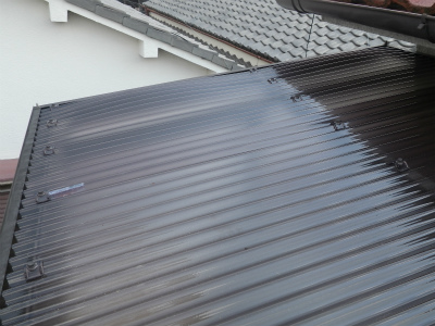 ベランダ屋根補修工事