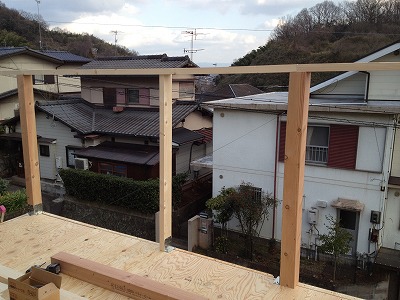 ベランダ設置工事