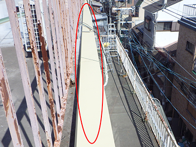 笠木･水切り取付け工事