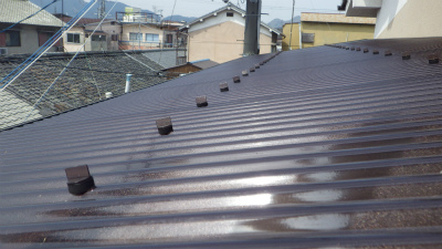ベランダ屋根補修工事