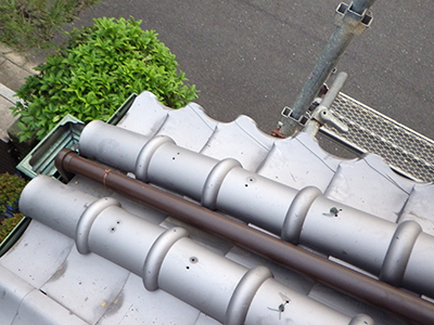 樋架け替え工事