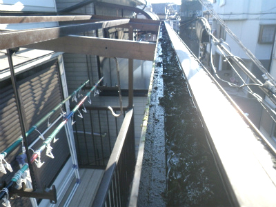ベランダ屋根張替工事