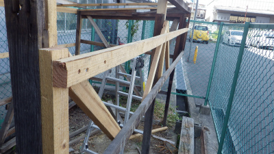 小屋補修工事