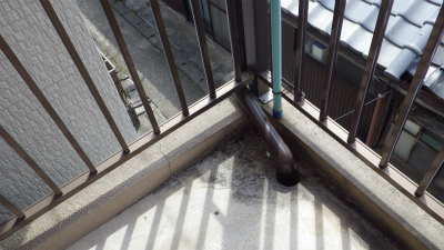 ベランダ屋根補修工事