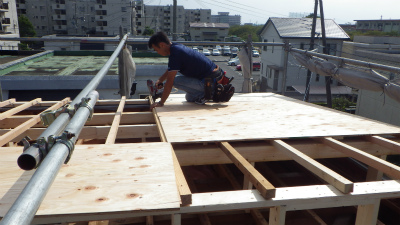 屋根下地工事