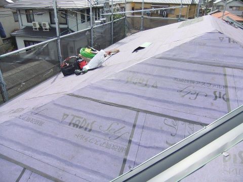 屋根工事(カバー工法)