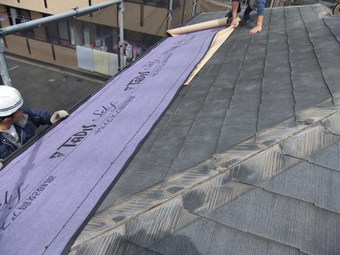 屋根工事(カバー工法)