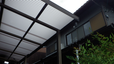 テラス屋根張替工事