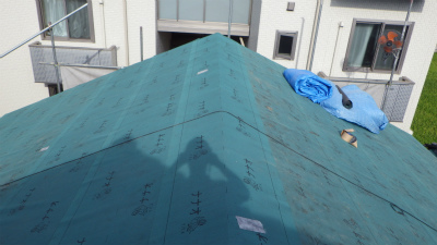 屋根葺き替え工事