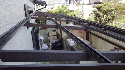 波板張替え工事