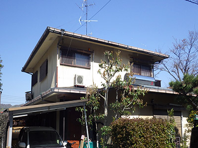 屋根カバー工事(カラーベスト→横暖ルーフプレミアム)