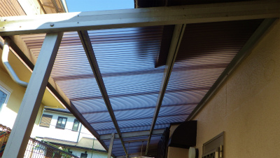テラス屋根張替え工事