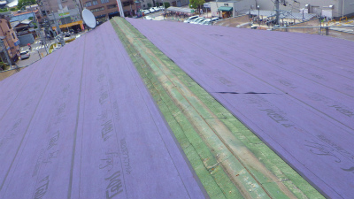 屋根カバー工事