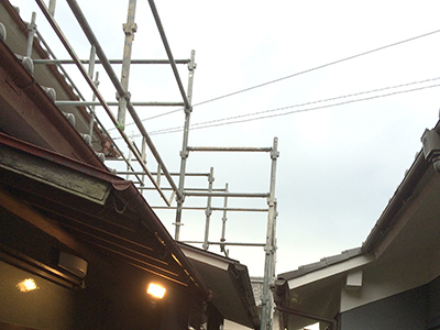 樋架け替え工事