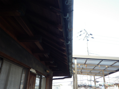 樋架け替え工事