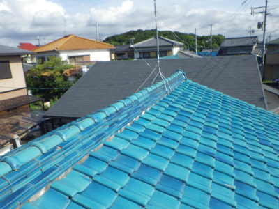 大棟カバー工事