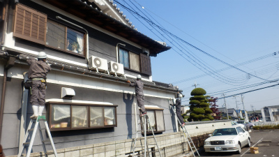樋架け替え工事