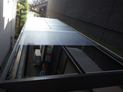 テラス屋根張替え工事