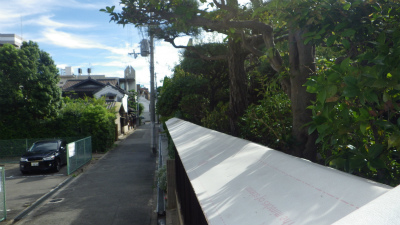 外塀 屋根補修工事