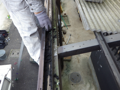 テラス屋根張替え工事