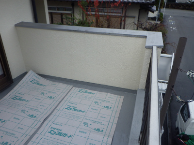 笠木補修/サッシ周り水切り取付け工事