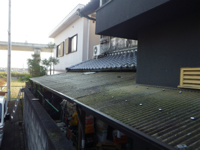 テラス屋根張替え工事