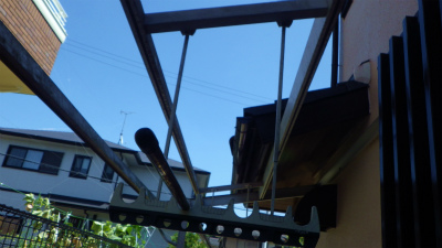 テラス屋根張替え工事