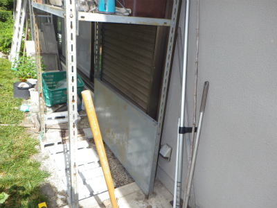雨水タンク取付け工事