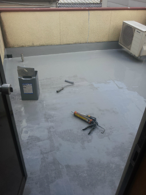 メッシュウレタン防水工事