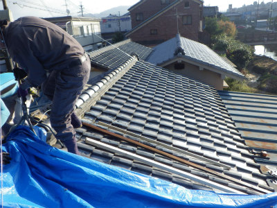 屋葺き替え工事