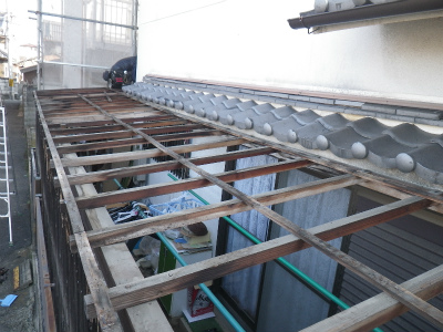 テラス屋根工事