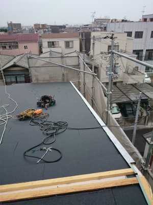 大屋根工事