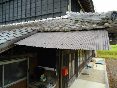 波板屋根工事