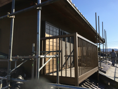 樋架け替え工事