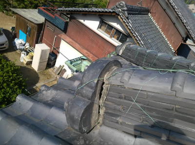 鬼瓦工事