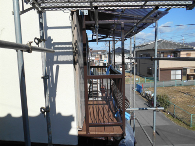 テラス補修工事