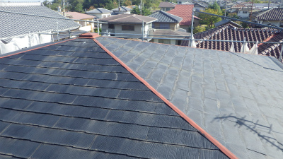 屋根カバー工事(カラーベスト→横暖ルーフプレミアム)