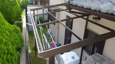 ポリカ屋根張替え工事