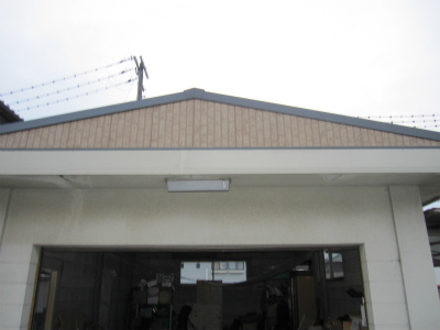 屋根作り付け工事