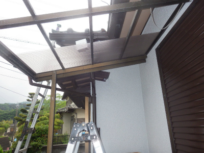 テラス屋根工事