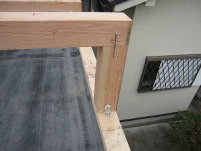 屋根作り付け工事