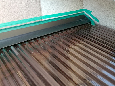 ポリカ屋根張替え工事